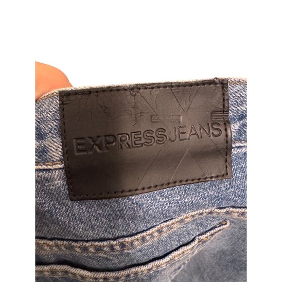 Vintage Express Jeans Womens Boot Cut Blue Denim Jeans Size 13/14 S Vintage Styl - Picture 4 of 6